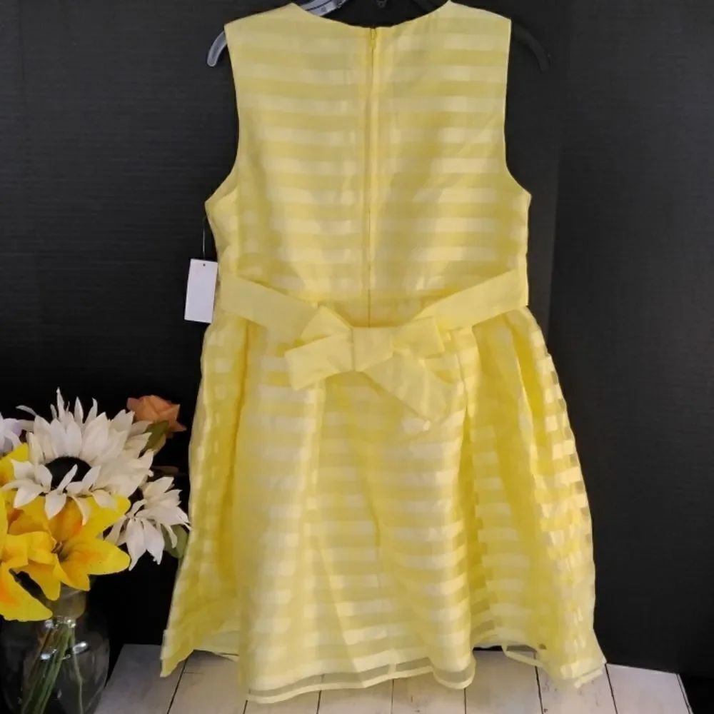 Girls Yellow Formal Dress Size 14/16